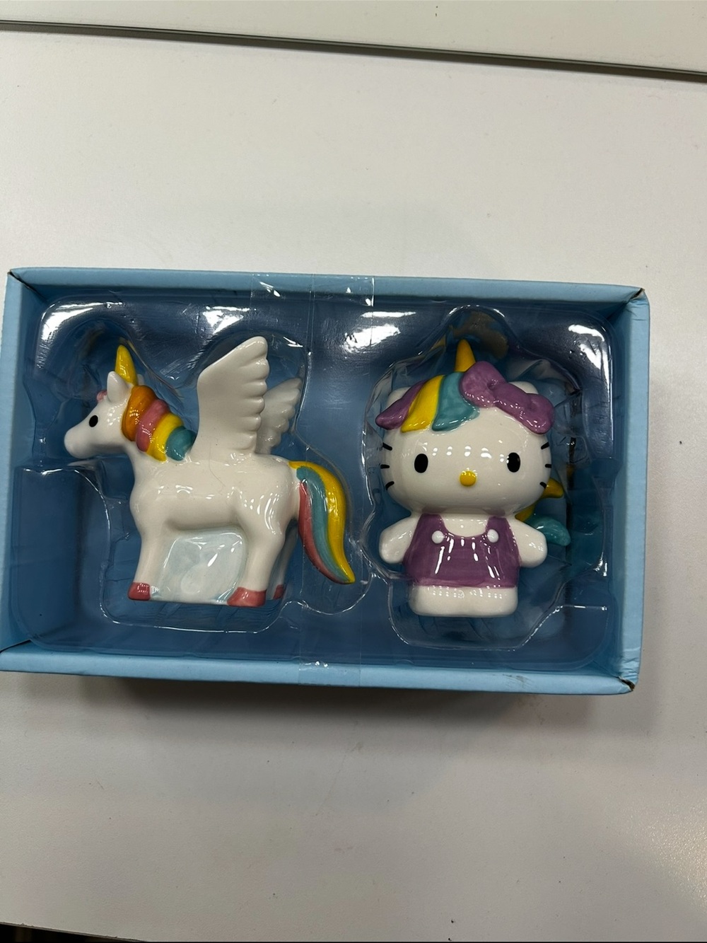 Hello Kitty Unicorn Figurine Set - White & Multicolor
